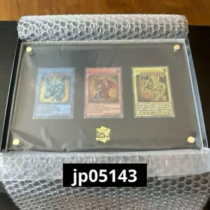 Yugioh Stainless Egyptian God Cards TCG 25th Anniversary Commemorative Steel - Picture 1 of 2