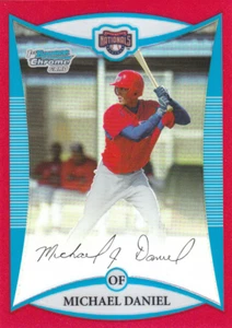 2008 Bowman Chrome Baseball "Prospects Orange Red Plates" Parallel Cards - Picture 1 of 7