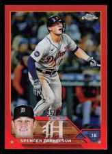 2023 TOPPS CHROME ORANGE /25 Spencer Torkelson #7  BASEBALL  DETROIT TIGERS