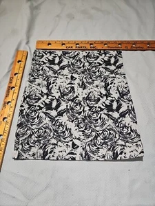 Wet Seal Skirt Womens Small S Black Marble Print Pencil Pull On Fitted Stretchy - Picture 1 of 7