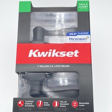 KWIKSET TUSTIN VENETIAN BRONZE HALL& CLOSET DOORKNOB SET NEW