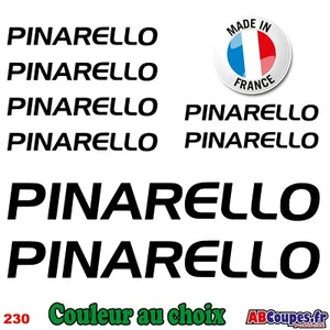 8 Stickers Pinarello - Autocollants Adhésifs Cadre Velo Bike VTT Montain - 230 - Imagen 1 de 2