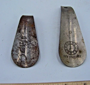Lot of 2 shoe horns Shiff's, Rogers Peet & Co. NYC - Picture 1 of 2