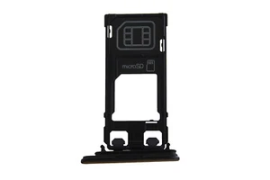 Genuine Sony Xperia XZ F8331 Black Sim Tray - 1304-9102 - Picture 1 of 1