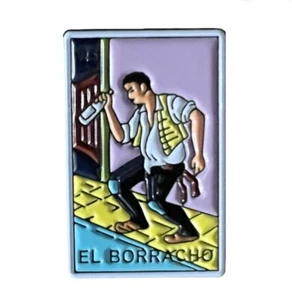 Loteria pin El Borracho - Picture 1 of 2
