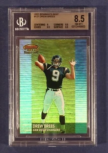 2001 Bowman's Best #121 Drew Brees RC BGS 8,5 NMMT+ - Foto 1 di 2