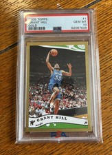 Grant Hill 2005-06 Topps Gold /99 PSA 10 Gem Mint Graded Super Rare Orlando Magi