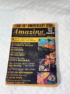 Vintage 40th Anniversary Issue of Amazing Stories 196p April 1966 Ultimate Publ - Bild 1 von 10
