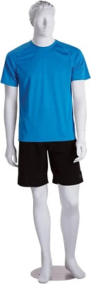  Full Body Male Mannequin Metal Base Retail Clothing Display Fiberglass - Image 1 of 4