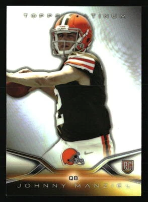 Johnny Manziel 2014 Topps Platinum #126 FOOTBALL Card - Image 1 of 2