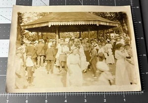 1915 Grocers’ Picnic Milwaukee WI Wisconsin Antique Org PRESS PHOTO - Picture 1 of 3