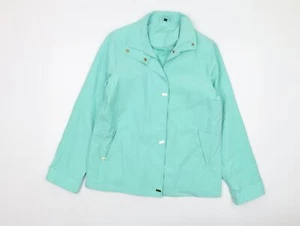 Finesse Womens Green Jacket Size 12 Zip - Picture 1 of 10