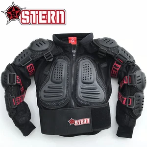 KIDS STERN MOTOCROSS BODY ARMOUR PROTECTION BLACK bionic suit jacket quad bike - Picture 1 of 2