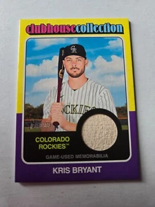 2024 Topps Heritage Clubhouse Collection Relics #CCRKB Kris Bryant - Bild 1 von 2