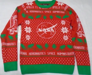 Suéter Pullover Creative Empire NASA Navidad Cuello Redondo Talla Grande Para Hombre - Imagen 1 de 2