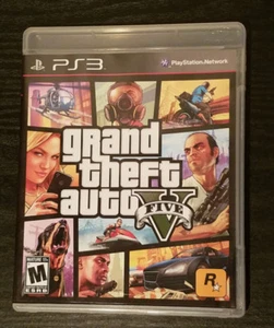 Grand Theft Auto V Sony PlayStation 3 RARO ETIQUETA NEGRA  - Imagen 1 de 3