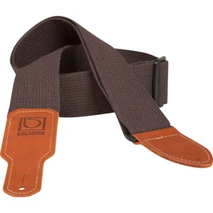 BOSS BSC-20-BRN 2" Cotton Adjustable Guitar Bass Strap Brown - Picture 1 of 3
