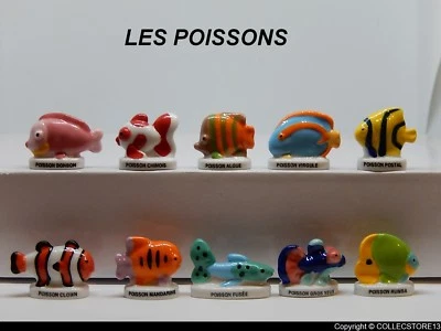 SERIE COMPLETE DE FEVESLES POISSONS 2019