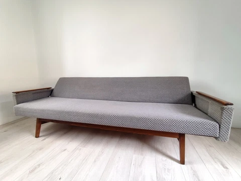 vintage mid century czechoslovak sofa Tatra Pravenec similar to Halabala Cover
