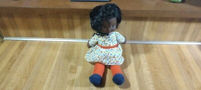 Muñeca niña afroamericana Fisher Price Lapsitter Eliabeth de colección, 1978, ¡rara! Foto 1 de 4
