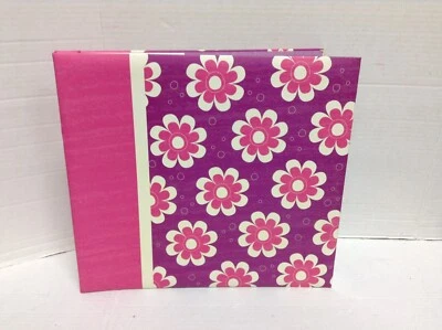 Álbum de recortes Girly Flower púrpura rosa 12x12 fotos fotos recuerdos 10 fundas Foto 1 de 4