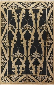 Vegetable Dye Geometric Nepalese Oriental Large Area Rug Hand-knotted Wool 10x14 - Picture 1 of 12