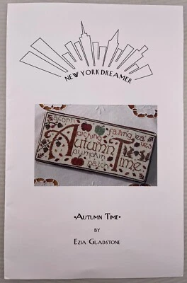 New York Dreamer cross stitch Pattern - 'Autumn Time' - Ezia Gladstone - Image 1 of 3