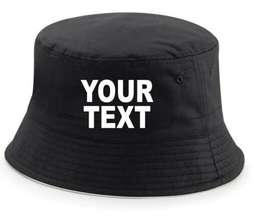 Personalised Adult Bucket Hat STAG DO HEN FESTIVAL FISHING RAVE FANCY BEACH GOLF - Image 1 of 1