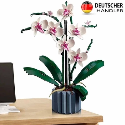 YOUKUKE Für LEGO Botanical Collection 10311 Orchidee Vegetation Bausatz, Mehrfarbig DIY