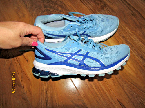 Scarpe da ginnastica ASICS Flyte Foam GT express 2 bianco blu UK 6