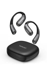 MINISO X28 AI Traduzione Orecchio Aperto Auricolari Bluetooth Wireless Nero Nuovi - Foto 1 di 4