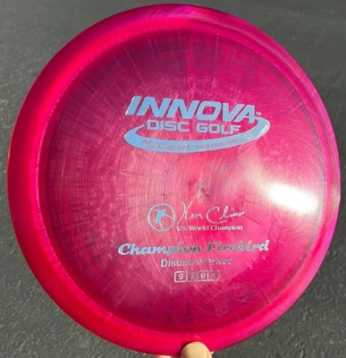 Innova Champion Firebird RARE - Penned - Stiff - Flat - Pearly 12x KC Disc Golf - Image 1 of 4