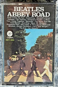 NEW SEALED CAPITOL THE BEATLES ABBEY ROAD 4XT 383 CASSETTE TAPE - Picture 1 of 5