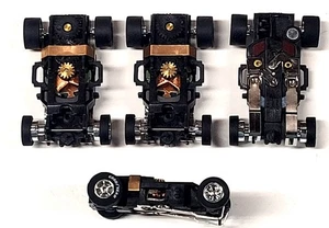 4 Auto World X-Traction Slotcar Chassis - Chromfelgen - Good Year on Rear - AW - Bild 1 von 1