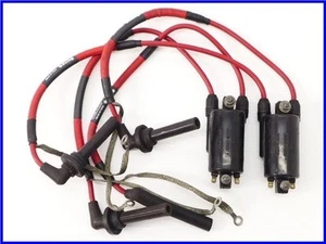 KAWASAKI GPz900R NOLOGY HotWires Spark Plug Wire & Genuine Ignition Coil - Imagen 1 de 10