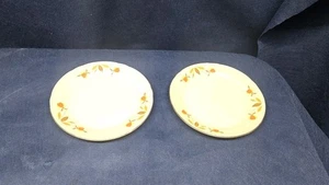 Vintage Superior Hall Qualität Juwel Tee "Herbstblatt" Set/mit Brottellern USA  - Bild 1 von 4