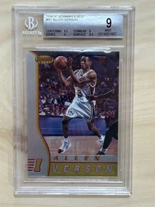 1996-1997 Bowman’s Best Allen Iverson #R1 Beckett Mint 9 - Picture 1 of 1