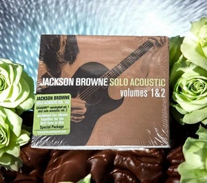 Jackson Browne Solo Acoustic Volume 1 & 2 CD Audio Rock Brand New *RARE Set - Bild 1 von 2
