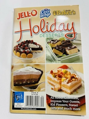 Holiday Desserts Magazine Chocolate Simple Recipes Jell-O, Cool Whip, Baker's - Image 1 of 3