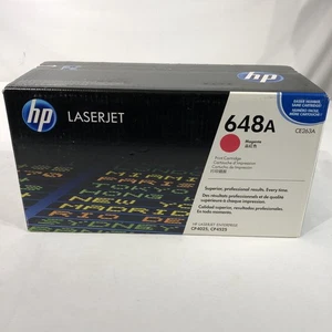 HP LaserJet 648A Druckerpatrone Magenta CE263A versiegelt Original mit kostenlosem Versand - Bild 1 von 5