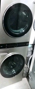 LG Studio WSGX201HNA 27 Inch Smart Gas WashTower with 5.0 cu. ft. Washer NEW - Picture 1 of 2