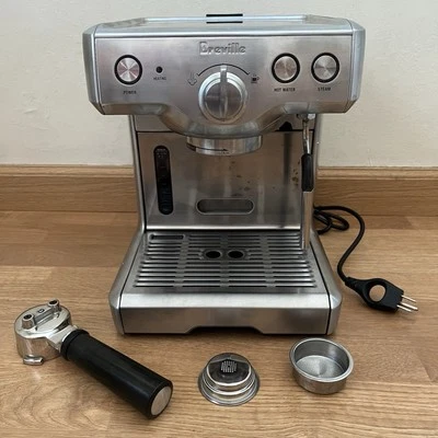 Máquina de café espresso Breville Duo Temp 800ESXL inoxidable para reparación de piezas enciende Foto 1 de 4