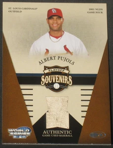 Albert Pujols 2004 Donruss World Series 2001 Playoff Souvenir GU Ball (54/100) - Foto 1 di 2