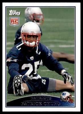 2009 Topps #414 Patrick Chung RC Patriots - Image 1 of 2