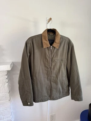 Chaqueta de bombardero para hombre verde ejército Carhartt Abercrombie & Fitch algodón utilitario Foto 1 de 4