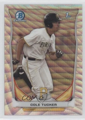 2014 Bowman Draft Chrome Silver Wave Refractor /25 Cole Tucker #CDP20 - Image 1 of 2