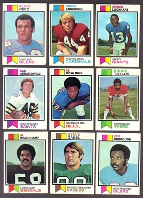 1973 Topps Football 277-card lot EX to AUTH Some HOF & Rookies! Al Cowlings RC - Image 1 of 4