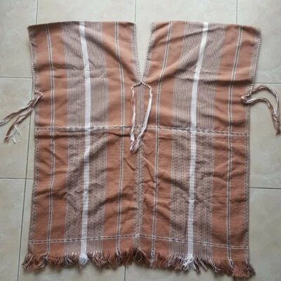 03 Camisas Tejido Artesanal Hechas a Mano Karen Tailandia MountainTribel Colores Naturales Foto 1 de 4