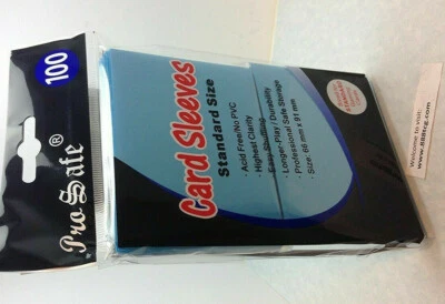 100 Large Standard Size Pro-Safe Pokemon/Digimon/MTG Deck Protector Sleeves - Image 1 of 4