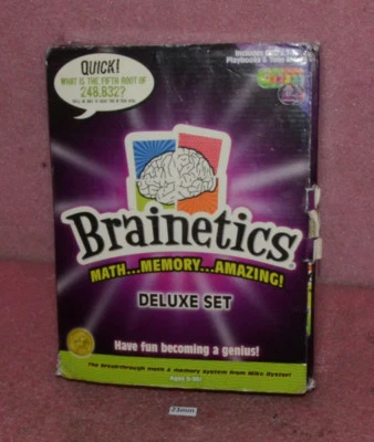 Brainetics sistema de matemática e memória 7 DVD conjunto de programa Deluxe. - Imagem 1 de 4